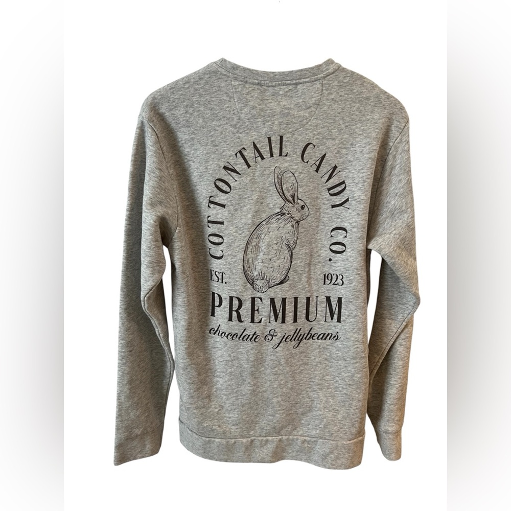 Cotton Tail Candy Company Easter Spring Novelty bunny sweatshirt